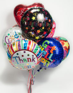 Mylar Balloons with Special Occassion Messaging